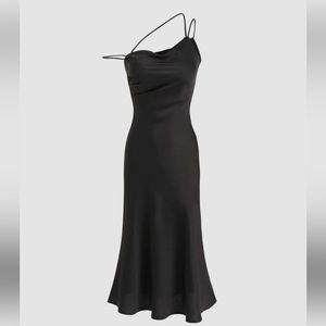 NWT Cider Black Flowy Dress